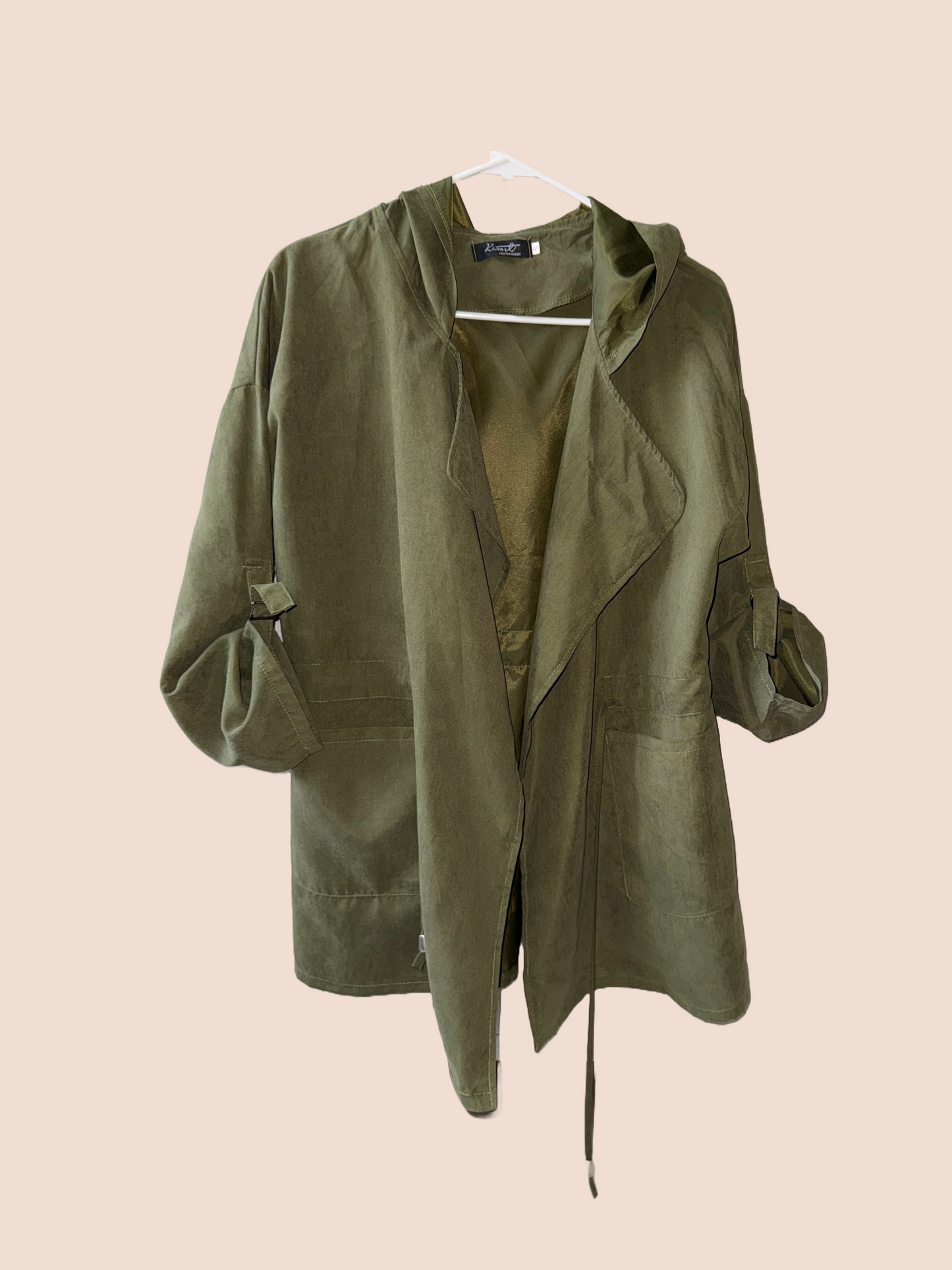 Olive green Jacket Mid Long