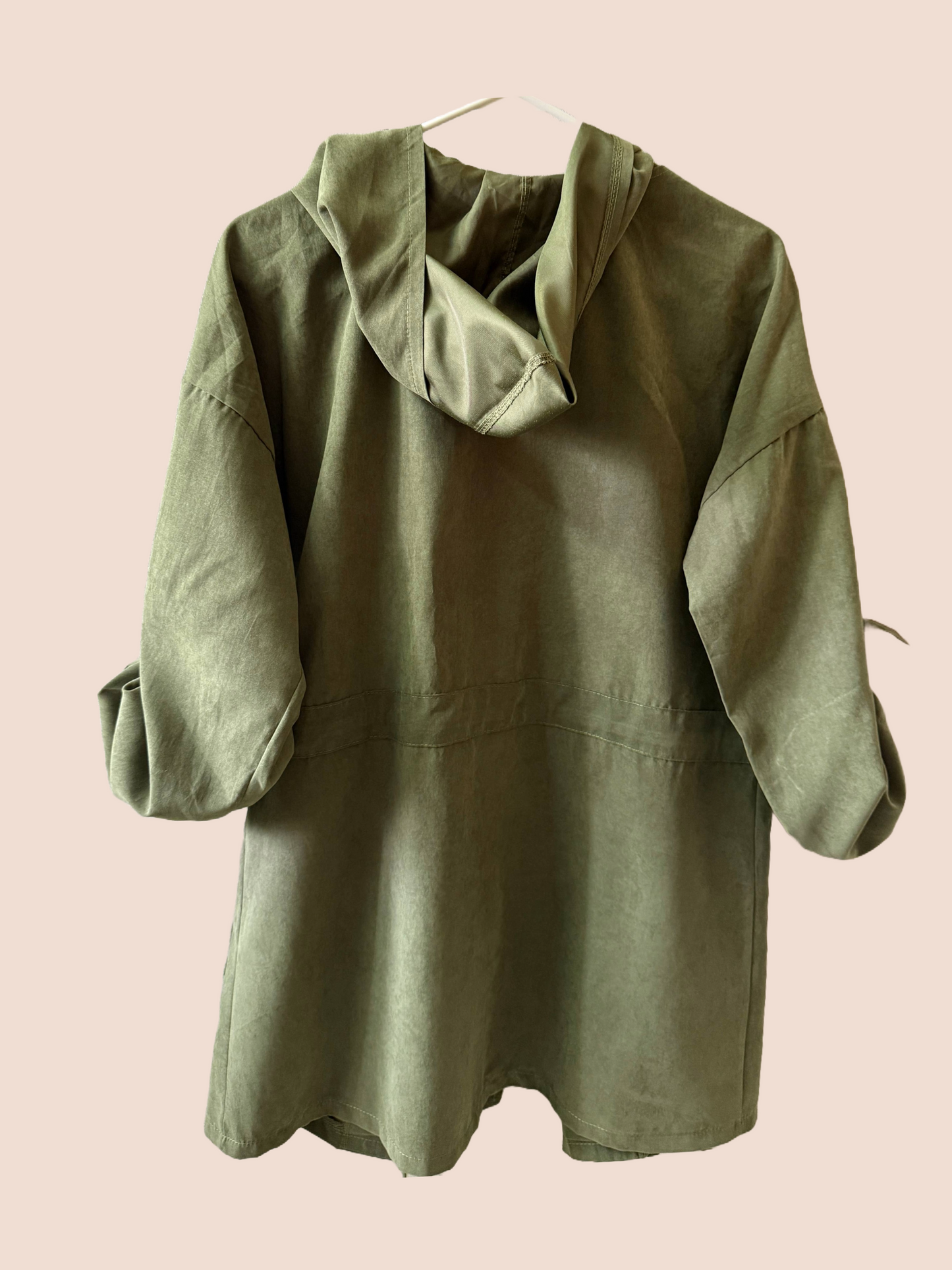Olive green Jacket Mid Long